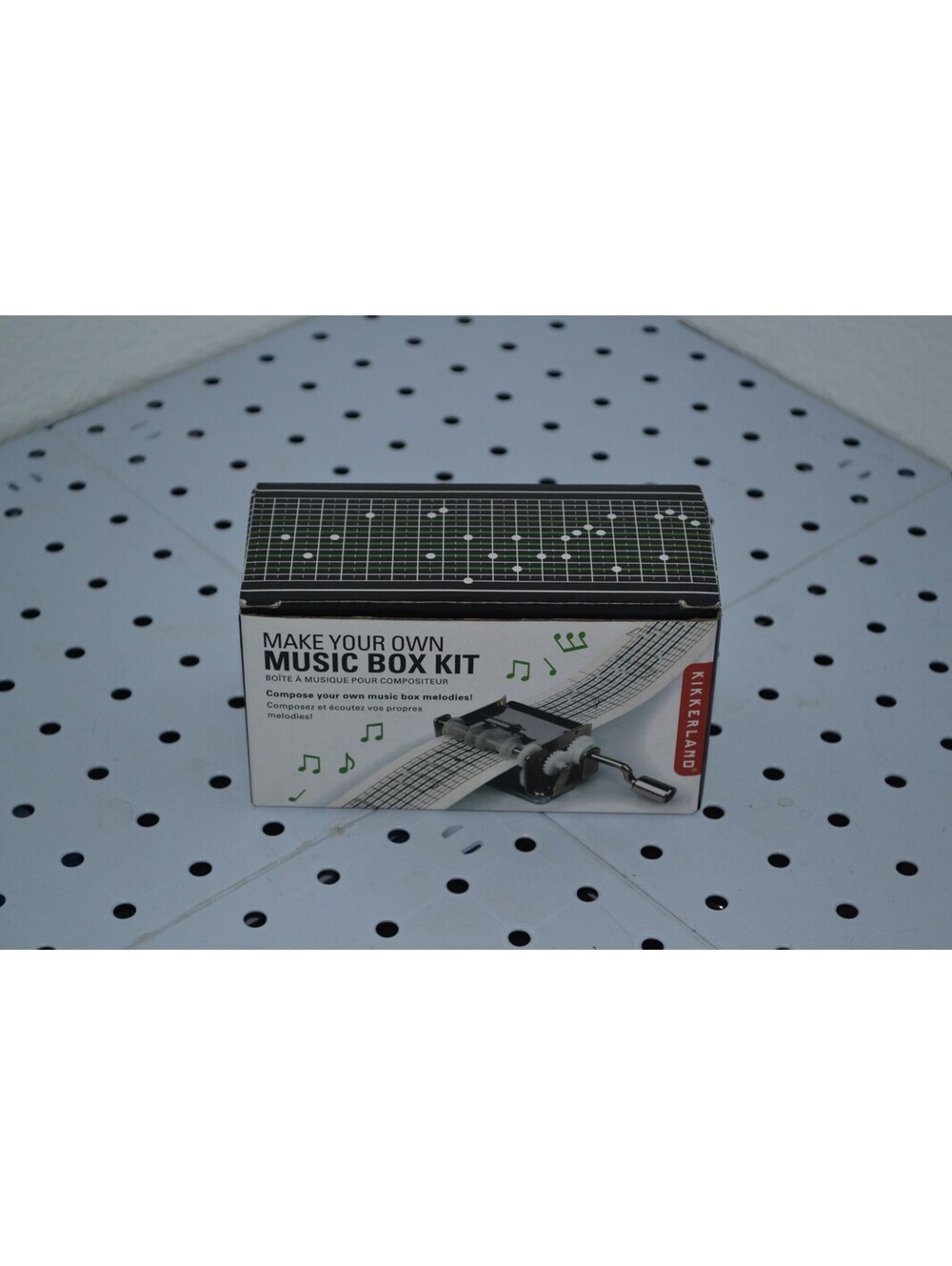 Kikkerland Make Your Own Music Box Kit - Brand New